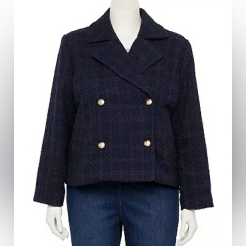 Lauren Conrad Double Breasted Pea Coat 3X